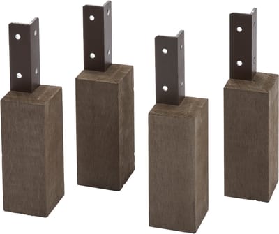Evolar Opstelvoetjes Airco Omkasting Walnut Grey WPC