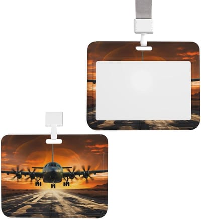 ID-kaarthouder met Lanyard - Badge Protector - Veilig Identificeren - Uitschuifbare Lijn - 10.2x7.6 cm - Wit