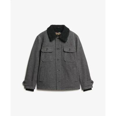 Superdry - The Merchant Store-Wollen Chore jas - Heren - Jassen