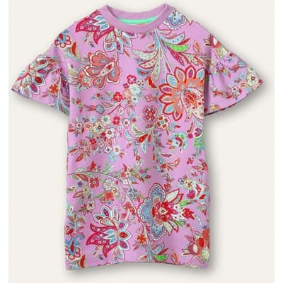 Oilily Digi sweat jurk- maat122/7yr Lila