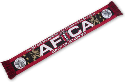 Sjaal AFCA HD Dubbelzijdig Rood / Zwart - Ajax - Amsterdam - Fanwear - Voetbal