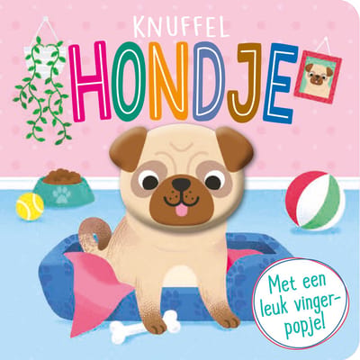 Knuffelhondje - Vingerpopboek