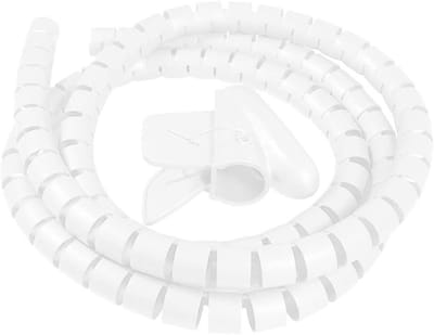 Solidchoice - 10mm Spiral Kabelorganizer, 5 Meter Wit