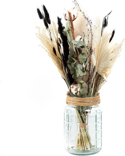 BloomKado | Droogbloemen | Droogboeketten | Droogboeket Black & White
