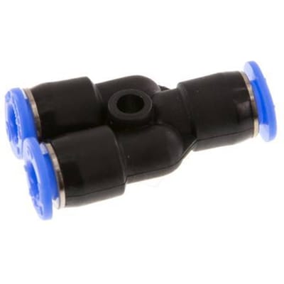 4mm Y-koppeling PBT Insteekfitting Compact Ontwerp NBR [2 Stuks]