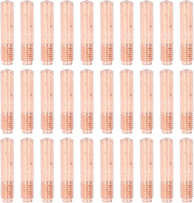 Lasmondstukken Set - MIG Accessoires - Metaal Bewerken - Hoge Geleidbaarheid - 30 Stuks - Koperkleurig