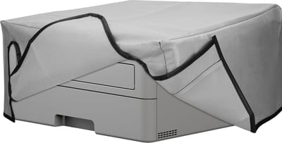 kwmobile hoes geschikt voor Brother HL-L2310D / L2350DW / L2370DN / L2375DW - Beschermhoes voor printer - Stofhoes in lichtgrijs