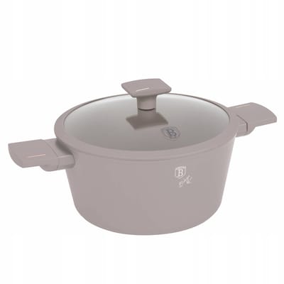 Berlinger Haus 8101 - Kookpan met deksel - 24 cm - Taupe collection - 4.1 liter