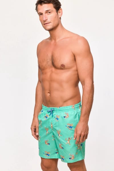Woody zwemshort luiaard groen - 251-12-QWW-W/958 - maat M