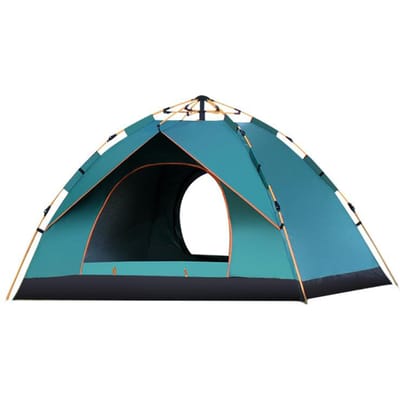 Tente Portable Deux Personnes d'Extérieur, Coupe-vent, Imperméable, Pliable, Entièrement Automatique Camping, Camping, Matériel d'Extérieur Tente Douce et Confortable 200*150*120cm vert