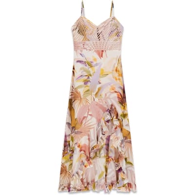 Mouwloze polyester jurk dames Guess Amina