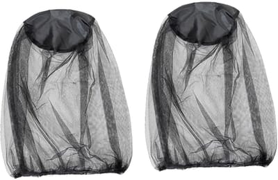 Anti-muggen - Muggenmasker - 2-delig muggennetmasker - Voor imkers, imkers en buitenliefhebbers - Zwart
