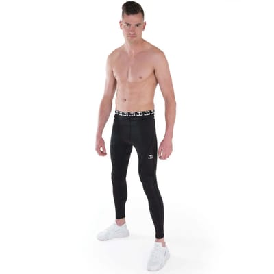 Joyagear Essential Spats - Legging Heren - Zwart/Wit (Beschikbaar in verschillende maten)