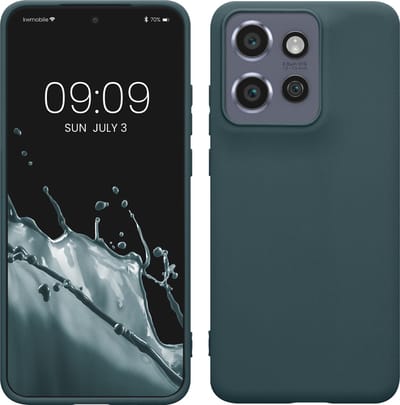 kwmobile telefoonhoesje geschikt voor Motorola Edge 60 Neo / Edge 50 Neo / ThinkPhone 25 - Hoesje voor smartphone - Back cover in leisteen