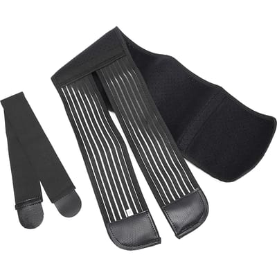 Ribborststeunbrace Ademend Bescherming van ontwrichte ribben Postoperatieve riem M black