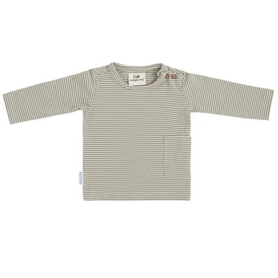 Baby's Only Truitje Stripe - Baby truitje - Urban Green - Maat 56 - 100% ecologisch katoen - GOTS