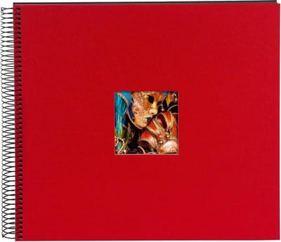 Goldbuch - Spiraal fotoalbum Bella Vista - Rood - 35x30 cm