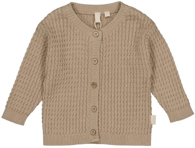 Levv Baby jongens vestje Kes Taupe maat 62