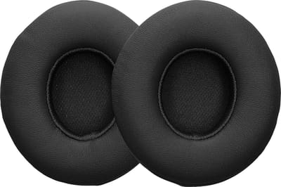kwmobile 2x oorkussens geschikt voor Beats Solo 4 - Earpads voor koptelefoon in zwart