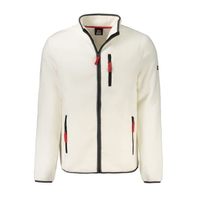Noorwegen 1963 Witte Polyester Heren Sweatshirt