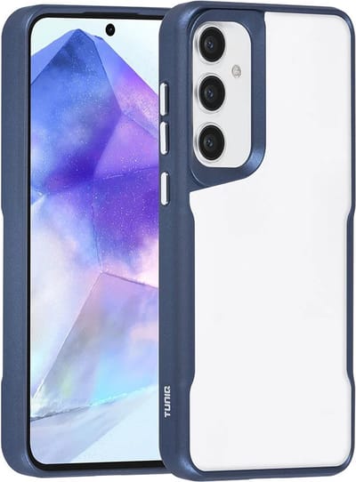 Combat-X Hoesje Geschikt voor: Samsung Galaxy A35 - Backcover - Blauw