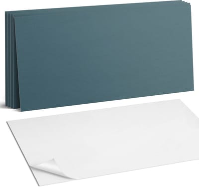 Coloray Plaktegels - Turkoois Wandtegel Zelfklevend - 60 cm x 30 cm - Turkoois Plaktegels - 6 stuks - Rechthoek PVC Tegels - Plaktegels Keuken - Zelfklevende Vloertegels Badkamer - Vinyl Tegels Zelfklevend - Zelfklevende Wandtegels