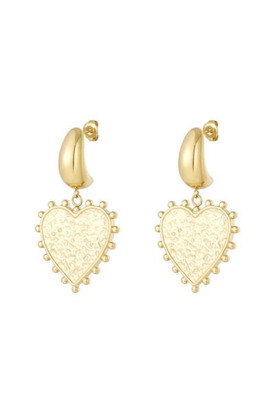 The Big Love trendy oorbellen - Cadeau - Goudlief.nl