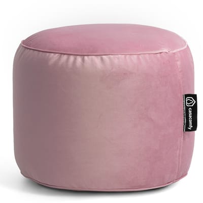 Casacomfy CozyClub - Ronde Poef - Roze - Fluwelstof - Woonkamerstoel