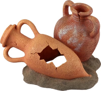 Aqua Della - Aquariumdecoratie - Vissen - Amforen Cluster M - 19x14,9x13,5cm Meerkleurig - 1st