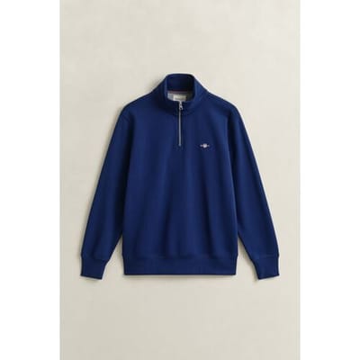 Gant Trui Shield Half-Zip Sweat Rich Navy / male