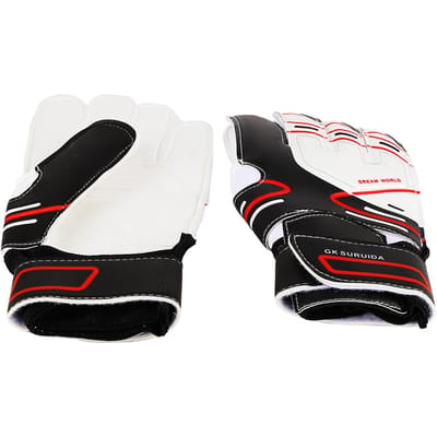 Volwassen Maat 10 Zwarte Keepershandschoenen Antislip Voetbal Keepershandschoenen Voetbal Training Wedstrijdhandschoenen white