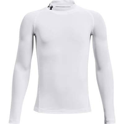 Under Armour HeatGear-shirt met lange mouwen en opstaande kraag voor jongens