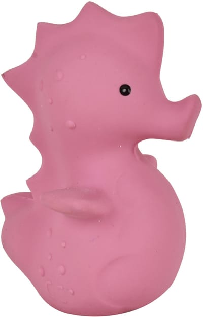 TIKIRI Mijn Eerste Oceaandiertje - Zeepaard - Natuurlijk Rubber - Met Belletje - 0 Jaar