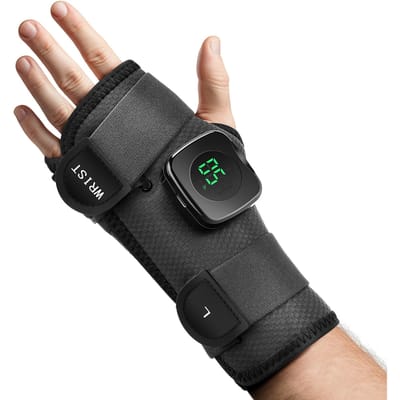 Elektrisch Verwarmende Polsband 3 Niveaus Instelbaar Oplaadbaar Thermisch Handpolsbandje Met Steunplaat Voor Pijnverlichting For Left Hand