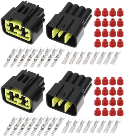 Cosensi - Dailygoods - 8-pins Waterdichte Connector Kit voor Auto's en Elektrische Aansluitingen