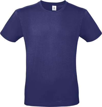 Classic E150 T-shirt B&C Collectie Electric Blue Maat XS