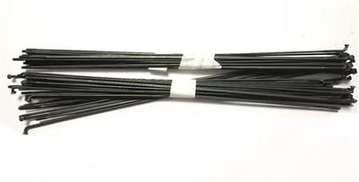 Fiets Spaken - Wielspaken - Fiets Reparatie - Roestvrij Staal - 4.3g - Zwart