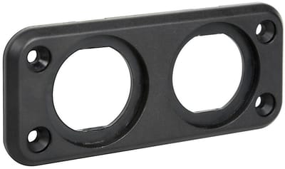 Bevestigingsplaat 105x45mm dia 28mm