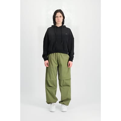 Alpha Industries Alpha Essentials Rl Hoodie Black Size: XS | Hoodies Outlet | Dames | Zwart