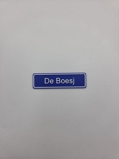 3D plaatsnaam speldje De Boesj