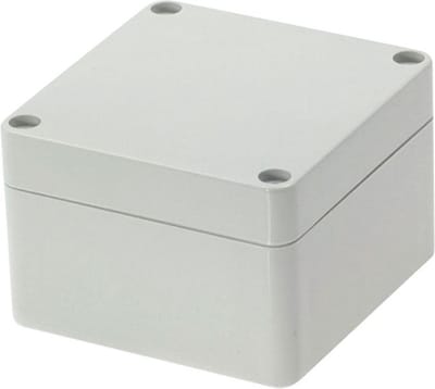 RND 455-00168 - Kunststof behuizing 80x82x55mm Lichtgrijs Polycarbonaat IP65, RND Components