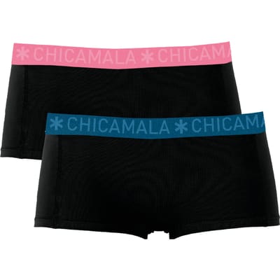 Chicamala – Boxershort Meisjes – 2 Pack – Normale Lengte – Onderbroek Meisjes – Kinderkleding – Meisjes Ondergoed – 95% Katoen – Meisjeskleding