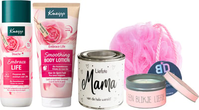 Kneipp Cadeauset Embrace Life Mama - Kneipp Douche 200 ml Embrace Life - Kneipp Body lotion Embrace Life 200 ml - Snoepjeblikje liefste Mama van de hele wereld!