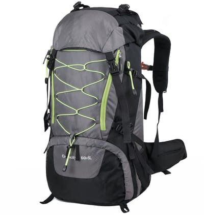 Hiking Rugzak 65L - Trekking Rugzak - Lichtgewicht - Outdoor Backpack - Grijs