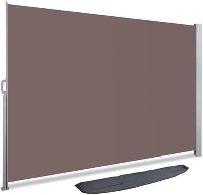Windscherm voor buiten 140 x 300 cm - Inklapbare zonneluifel voor privacy en zonbescherming