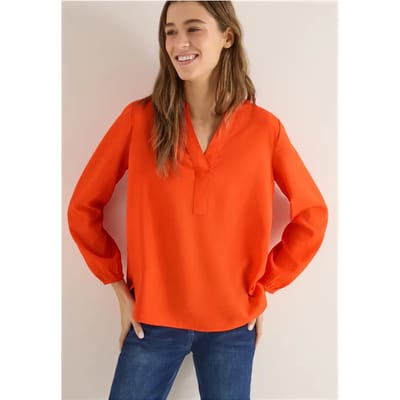 Blouse in effen kleur
