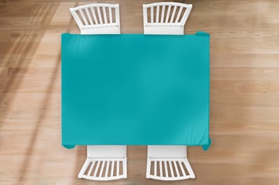 Tafelkleed - Tafellaken - 170x130 cm - Blauw - Effen kleur - Binnen en Buiten
