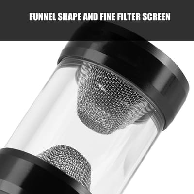 Dailygoods- Waterfilter G1/4 - Fijne Zeef - Trechterfilter - Computerkoelsysteem - Snelle Filtering - Stabiele Installatie - Koelfilter