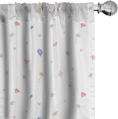 ABAKUHAUS Fantasie – Gordijnen – 2x75x175 – Mikrofaser, halfverduisterend