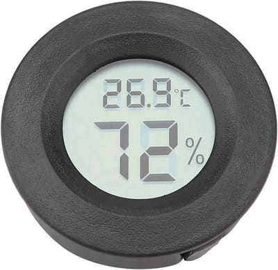Digitale Mini Hygrometer Thermometer - Nauwkeurige Temperatuur en Vochtigheidsmeter voor Binnen en Buiten